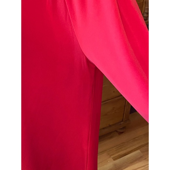 Chicos Red‎ Boat Neck 3/4 Sleeve Flowy Top Shirt Women's Size 2 - Picture 6 of 12